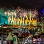 Melbourne NYE fireworks docklands